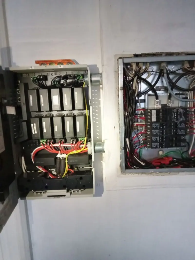 Electrical panel upgrade completed for Carbon Monoxide Detector Installation in Welcome